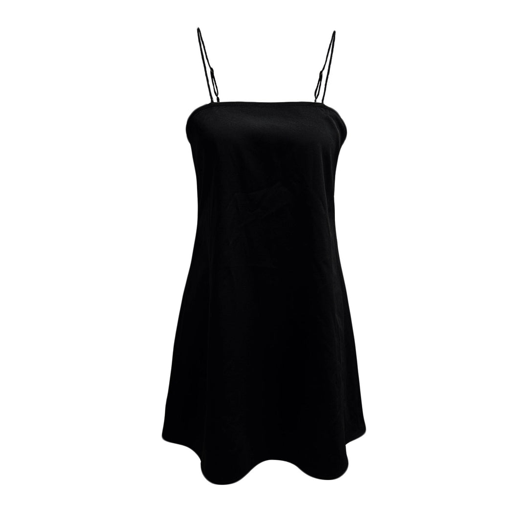 Damen luftiges Sommerkleid mit schmalen Trägern und lässigem Schnitt Drune