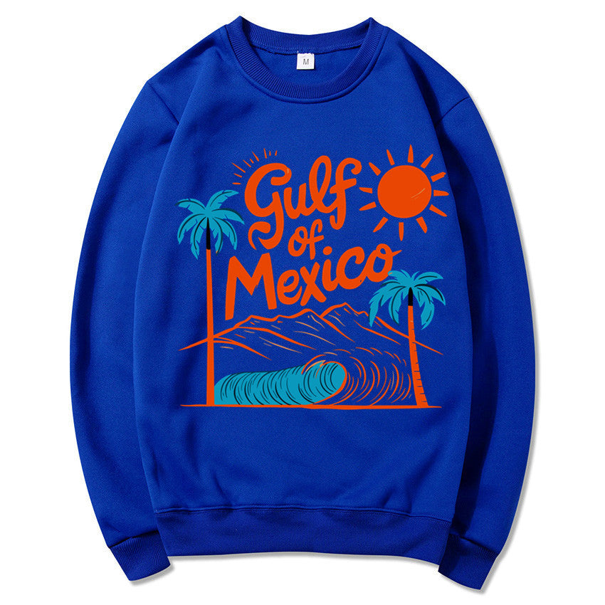 Damen Sweatshirt mit maritimem Grafikdesign und lässigem Schnitt Drune