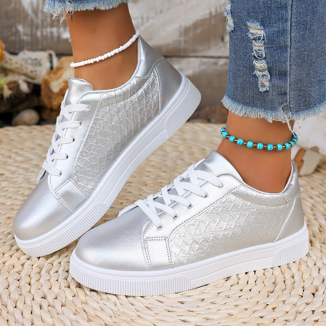 Damen Freizeitmode Sneakers mit strukturiertem Design Drune