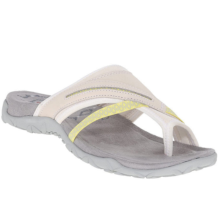 Damen Strand-Sandalen mit ergonomischer Fußbett-Technologie und rutschfester Sohle Drune