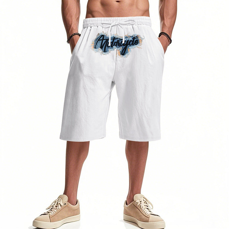 Herren Bequeme Freizeit-Badeshorts mit verstellbarem Bund und praktischen Seitentaschen Drune