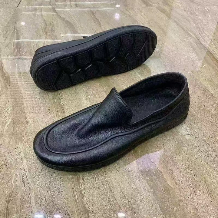Damen Elegante Leder Slipper mit komfortabler Innensohle Drune