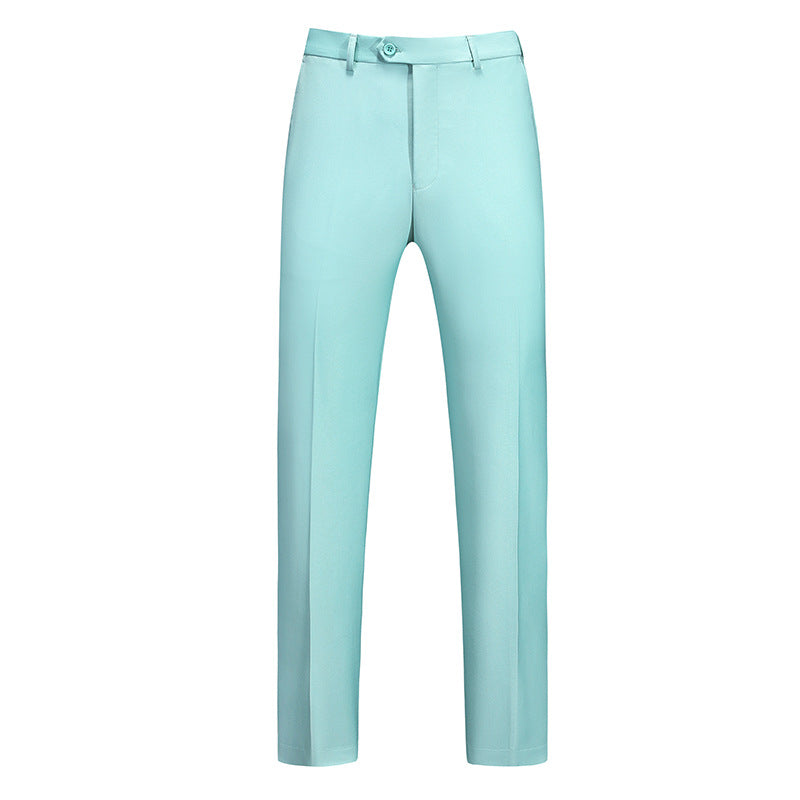 Herren nan schlanke Premium-Bügelfaltenhose mit Stretchbund und knitterarmem Gewebe Drune