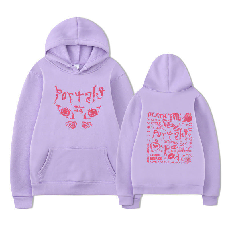 Damen Kapuzenpullover mit kreativem Motiv und bequemer Passform Drune