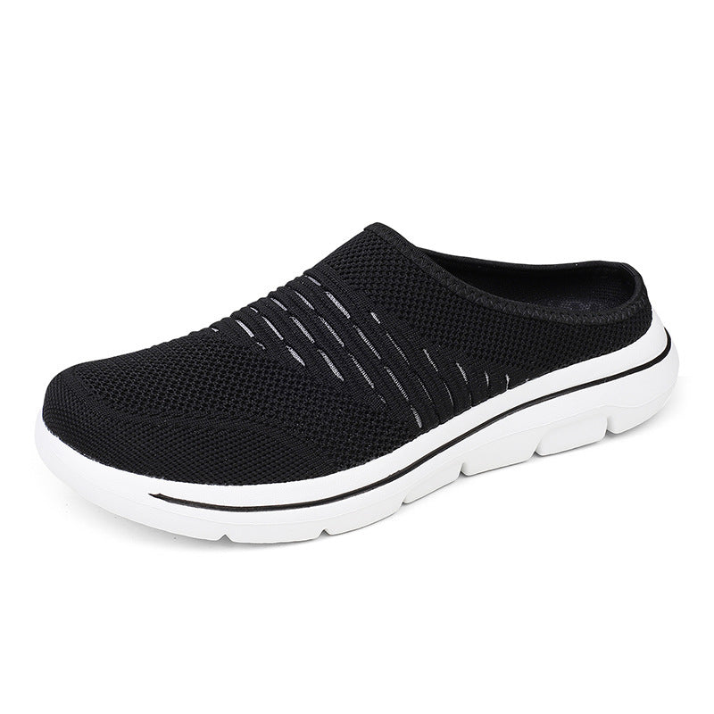 Damen nan atmungsaktive Strick-Slipper Clog mit orthopädischem Memory-Schaum-Fußbett Drune