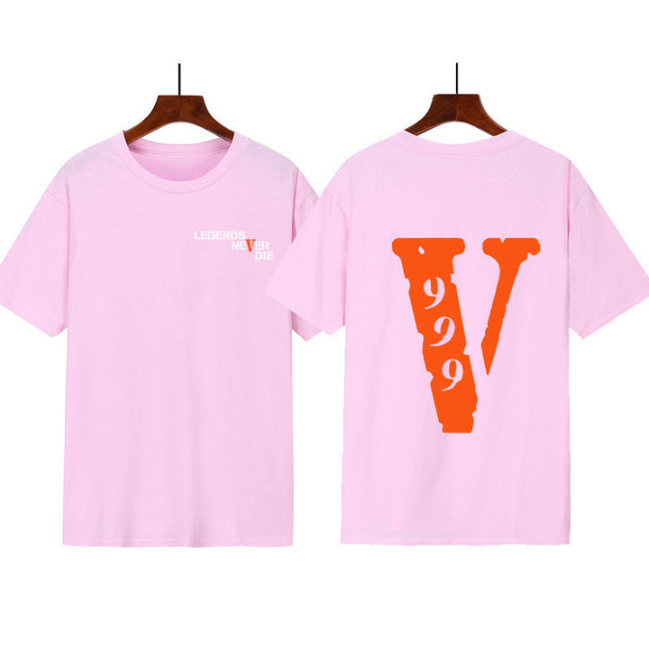 Damen Grafik T-Shirt mit originellem Schriftzug und kreativem Design Drune