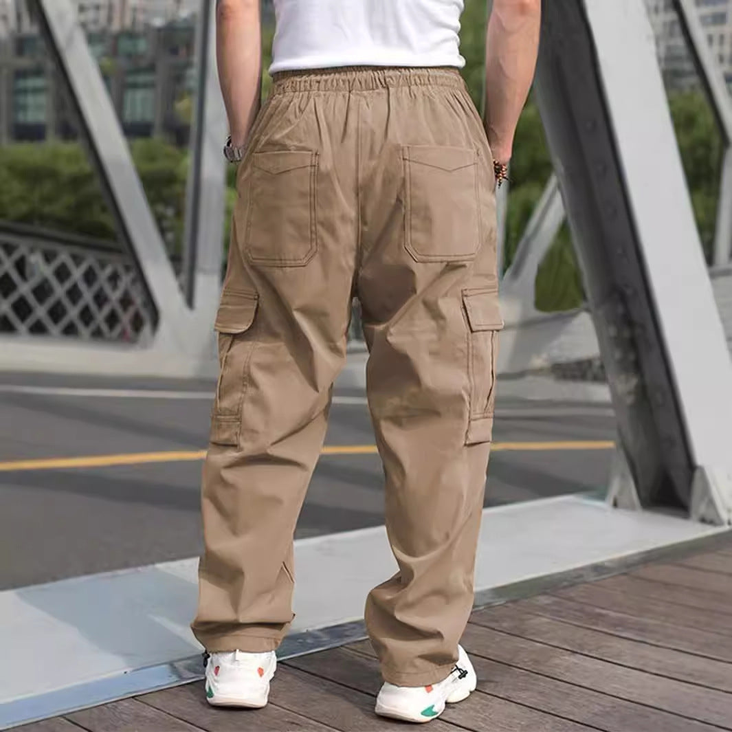 Herren Cargo-Hose mit vielen funktionalen Taschen und lockerer Passform Drune