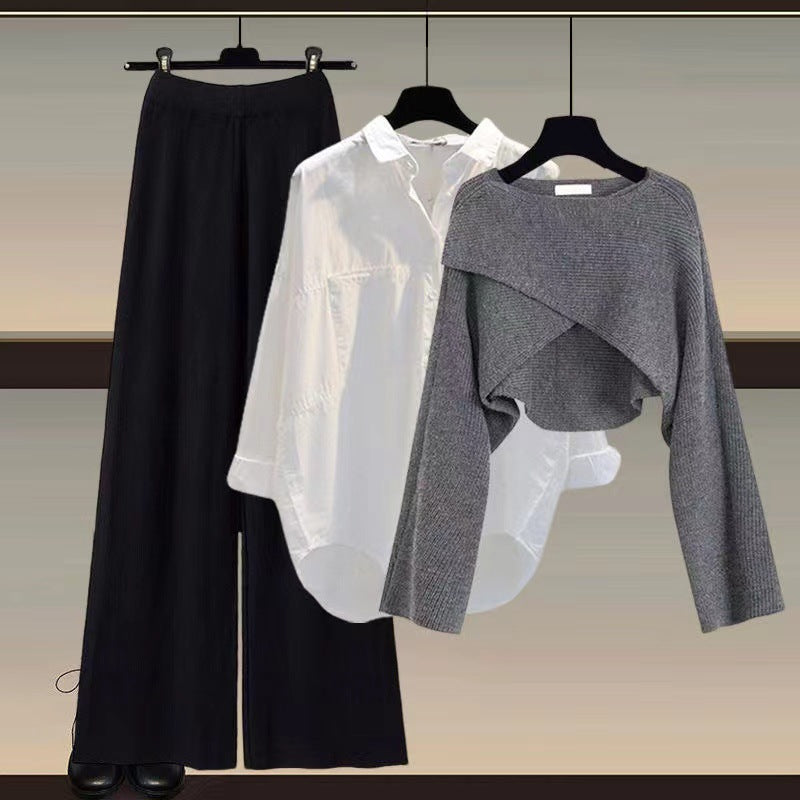Drune - Bequemes dreiteiliges Langarmset