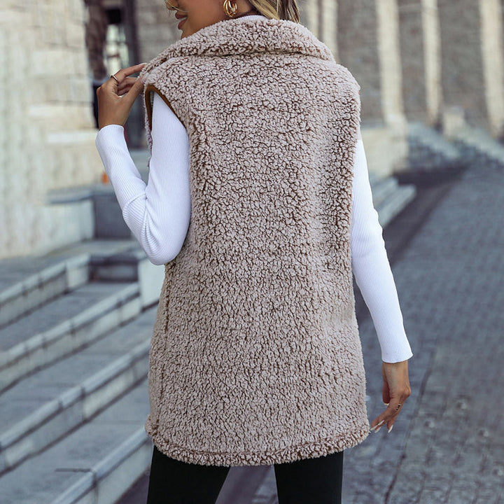 Drune | Plüschwesten Strickjacke