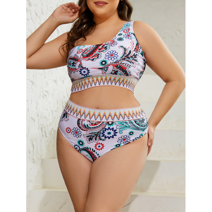 Damen Bikini-Set mit floralem Muster und sportlichem Schnitt Drune