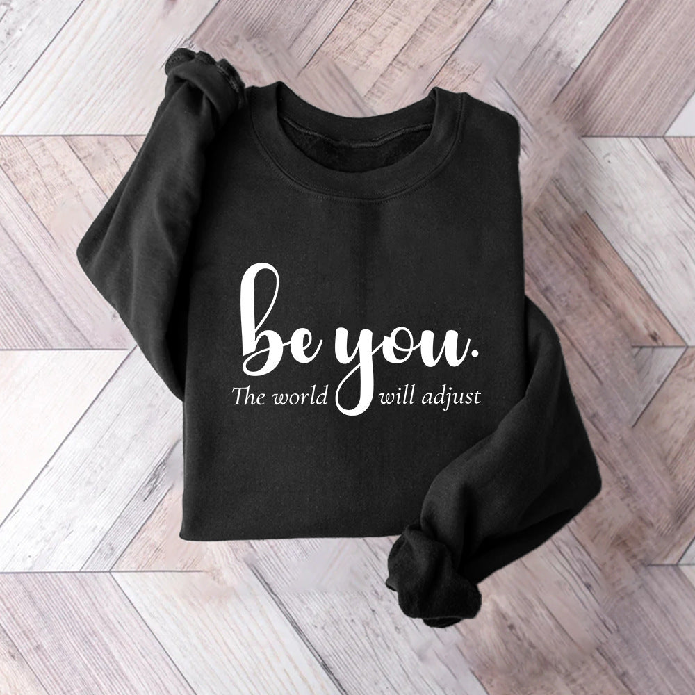 Damen Sweatshirt mit inspirierendem Motiv und motivierender Botschaft Drune