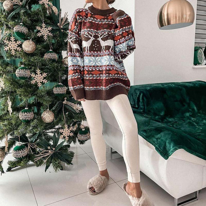 Drune | Weihnachtspulli mit Festlichem Motiv