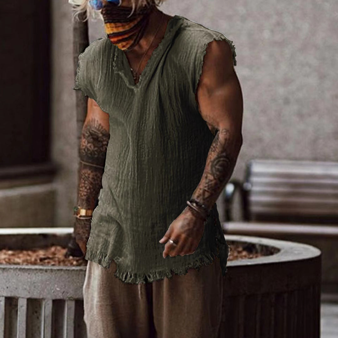 Herren lässiges Oversized-T-Shirt Drune