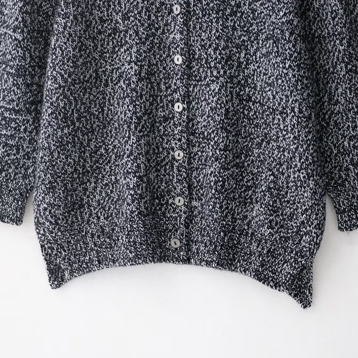 Damen elegante Strickjacke mit Knopfleiste Drune
