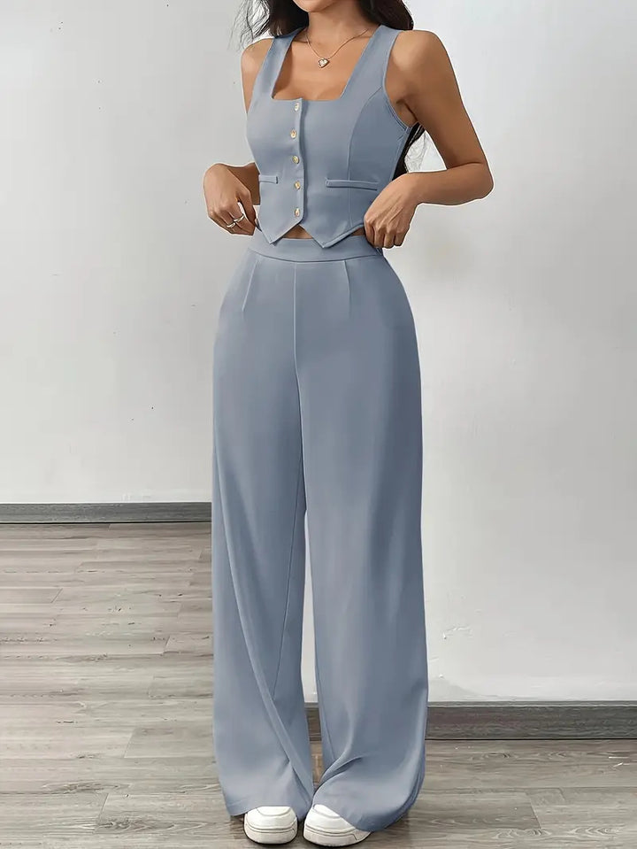 Damen modisches Zweiteiler Set Drune