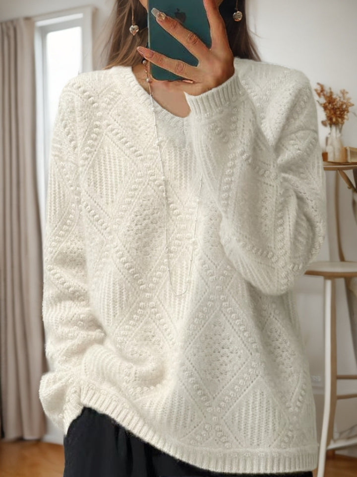 Damen Strickpullover mit strukturierter Verarbeitung und weichem Griff Drune