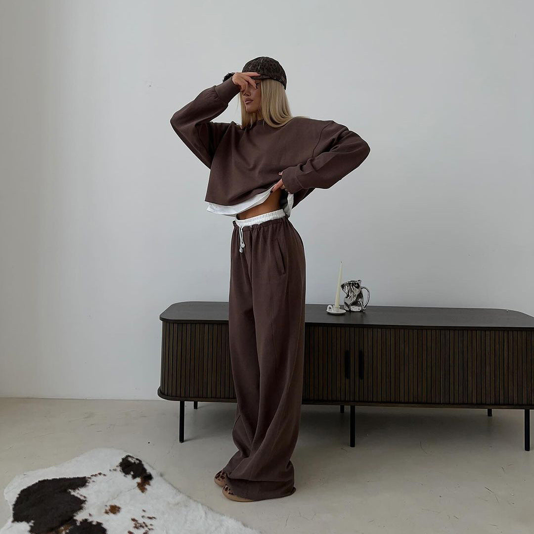 Damen komfortable und stylische Loungewear-Set Drune