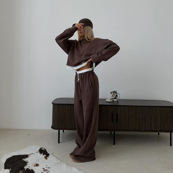 Damen komfortable und stylische Loungewear-Set Drune