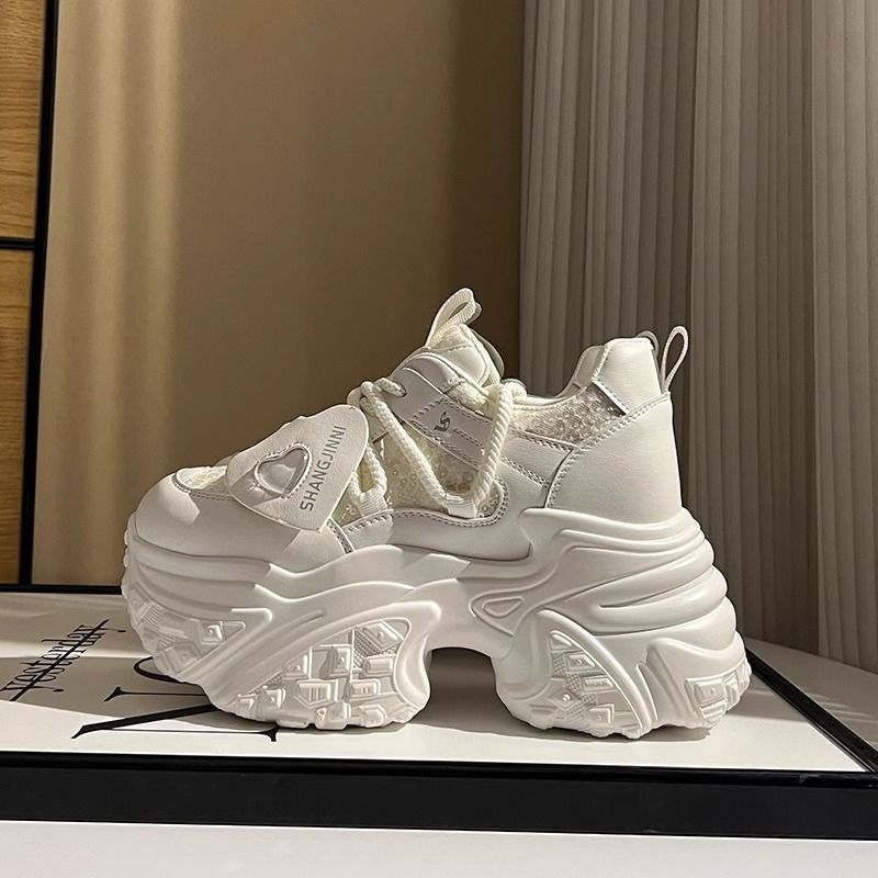Damen Chunky Sneakers mit puffiger Sohle und innovativer Dämpfung Drune