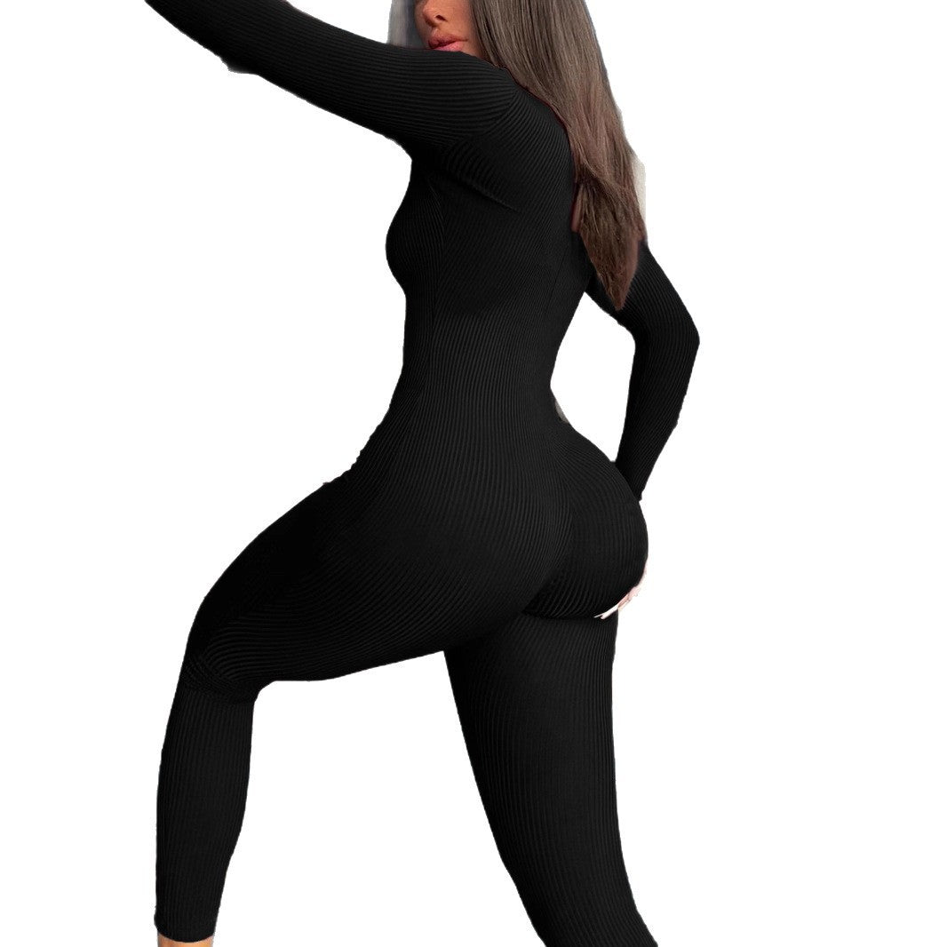 Damen Langärmliger Jumpsuit Drune