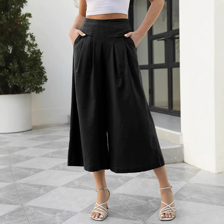 Damen Weite Culotte mit elegantem Schnitt Drune