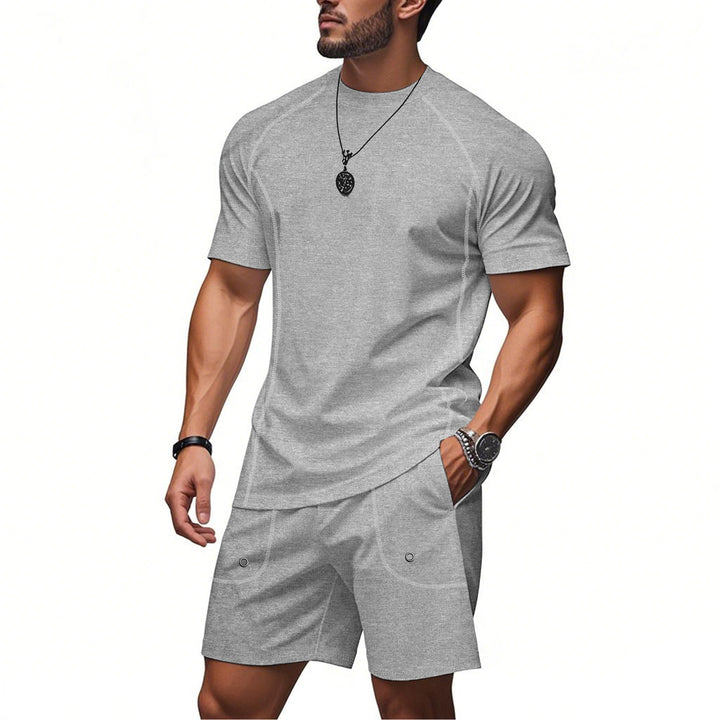 Herren Sportset mit atmungsaktivem T-Shirt und Shorts Drune