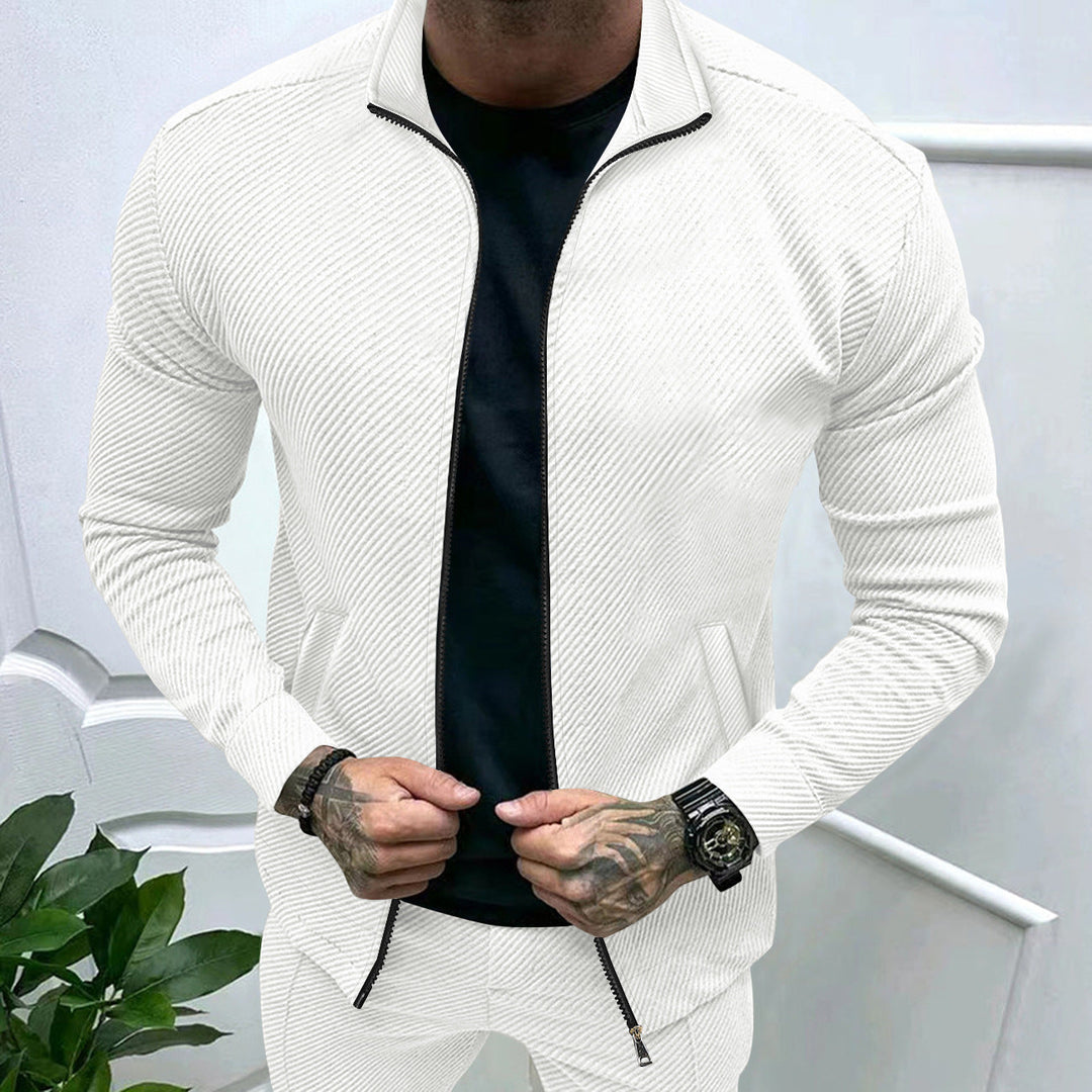 Herren sportliche Jacke mit strukturiertem Design Drune