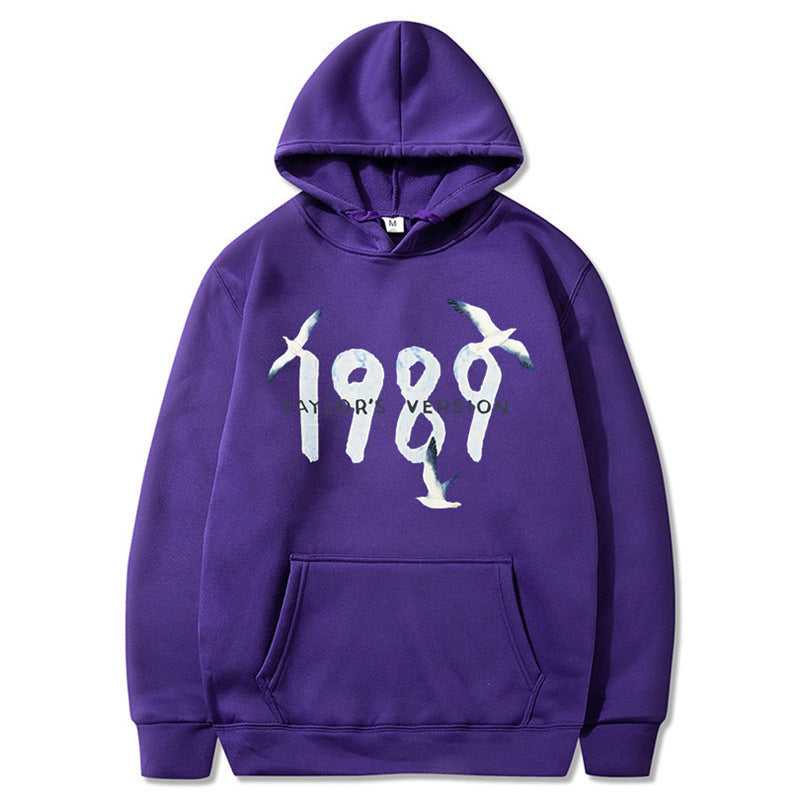 Damen Kapuzenpullover mit kreativem Vogelmotiv und hochwertiger Baumwolle Drune