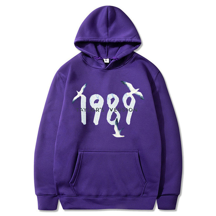 Damen Kapuzenpullover mit kreativem Vogelmotiv und hochwertiger Baumwolle Drune