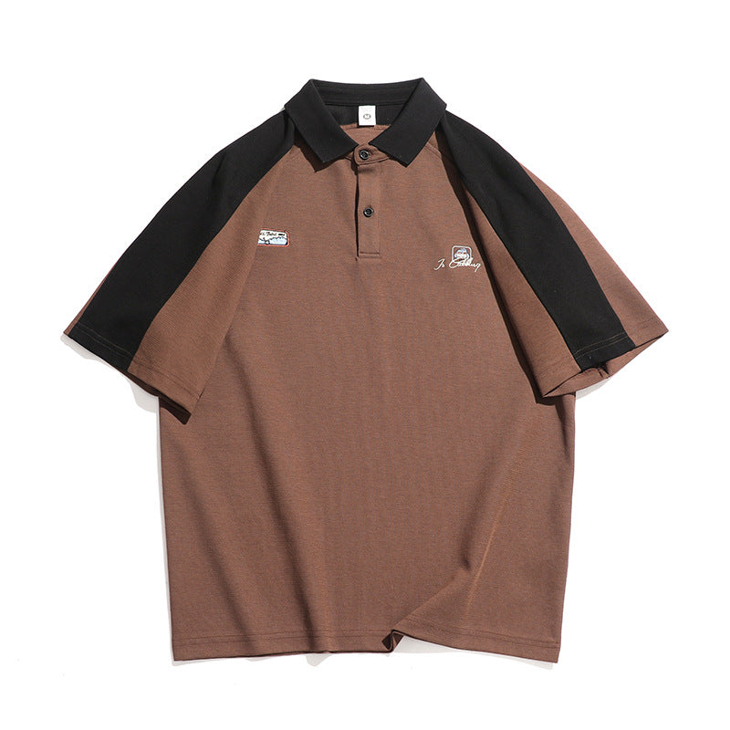 Herren Polo-Shirt mit modernem Strukturdesign und kontrastierenden Akzenten Drune