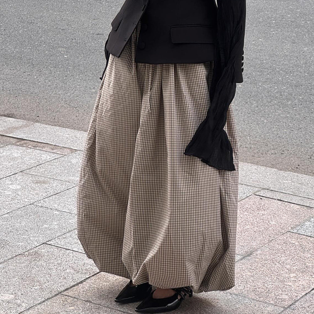 Damen weite Karottenhose Drune