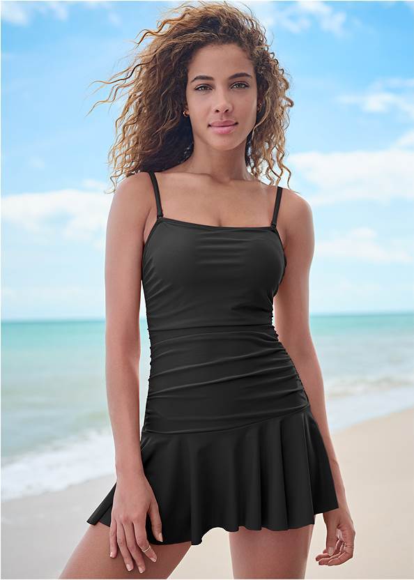 Damen Floral Strandedress Drune