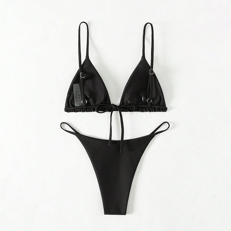 Damen Triangel-Bikini-Set mit raffiniertem Batikdesign Drune