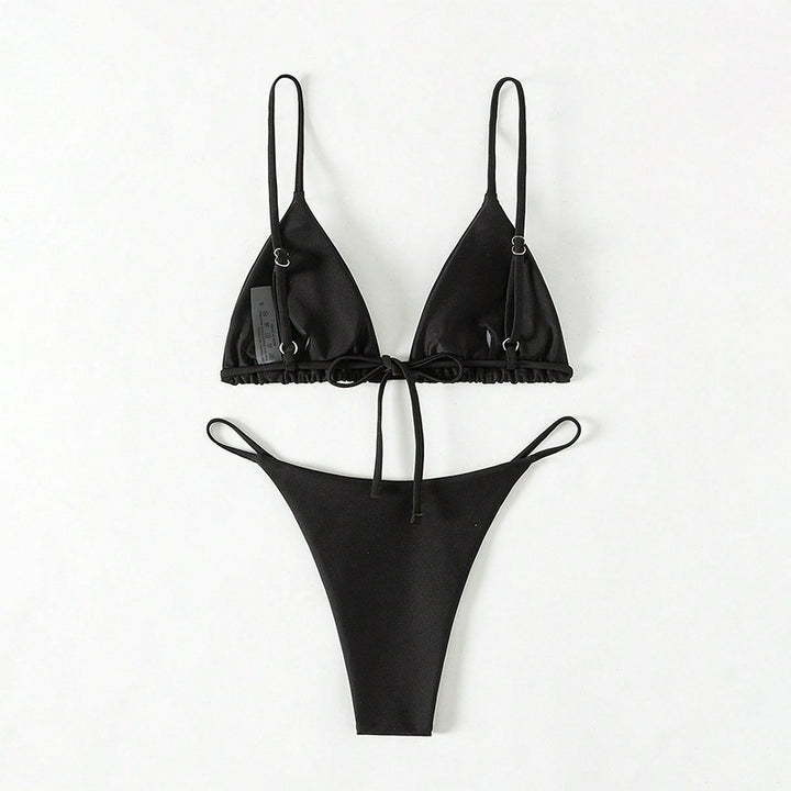 Damen Triangel-Bikini-Set mit raffiniertem Batikdesign Drune