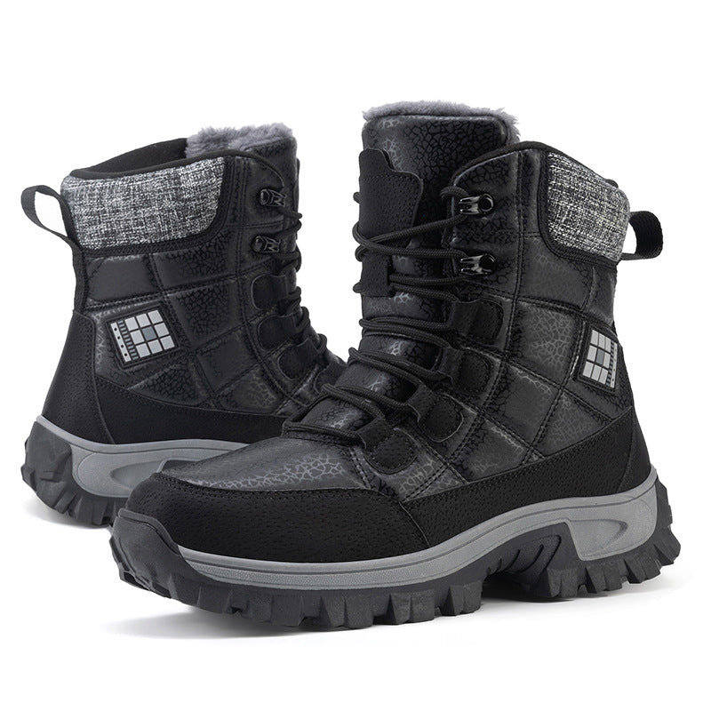 Damen Winterwanderstiefel mit rutschfester Sohle und isolierendem Innenfutter Drune