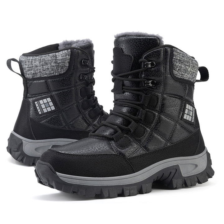 Damen Winterwanderstiefel mit rutschfester Sohle und isolierendem Innenfutter Drune
