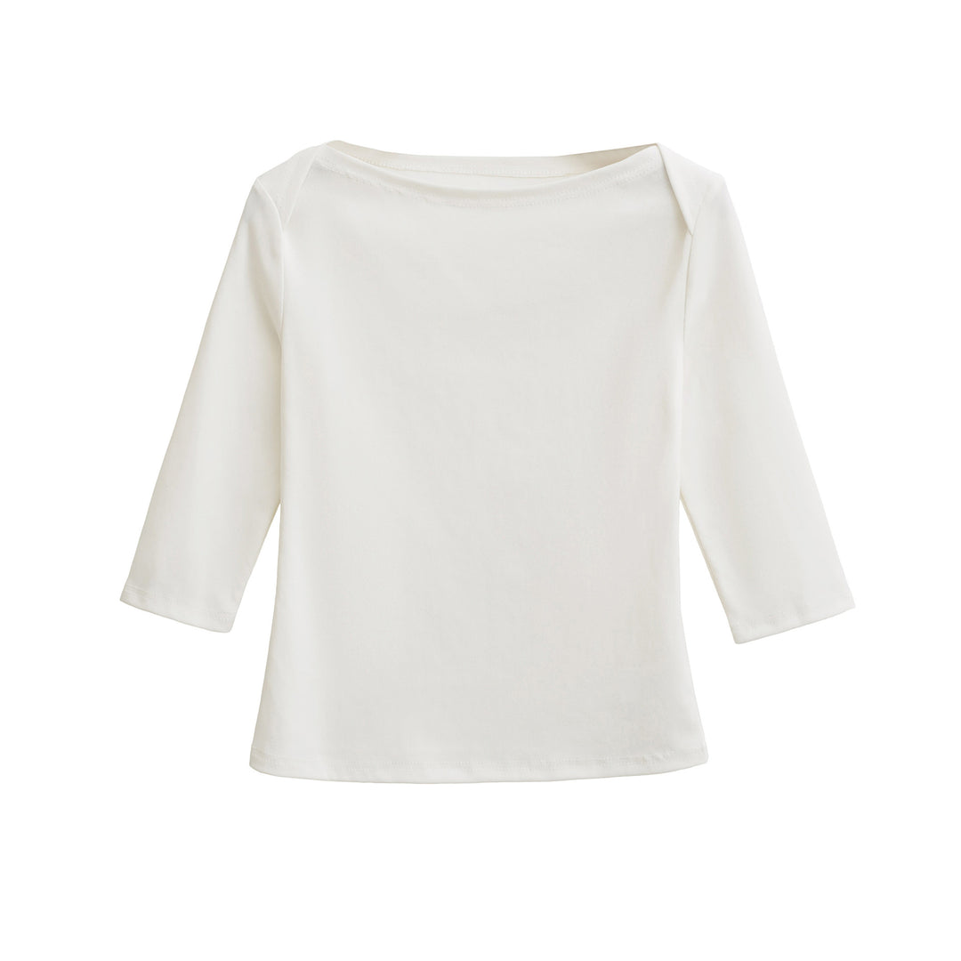 Damen Langarmshirt mit lässigem Schnitt und modernen Details Drune