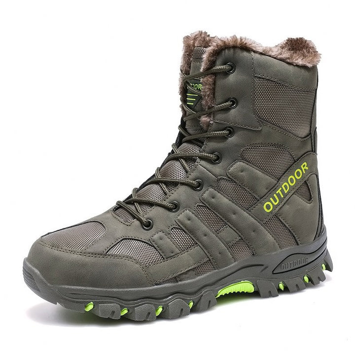 Damen Stiefel für Abenteuer im Freien mit warmem Innenfutter und rutschfester Sohle Drune