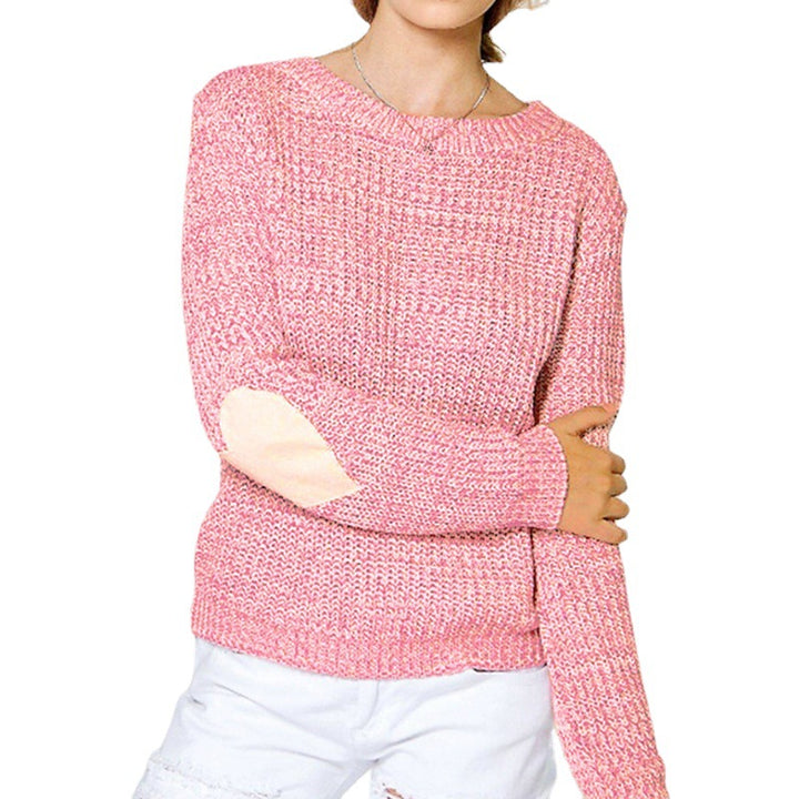 Damen Strickpullover mit Herz-Applikationen und modernem Schnitt Drune