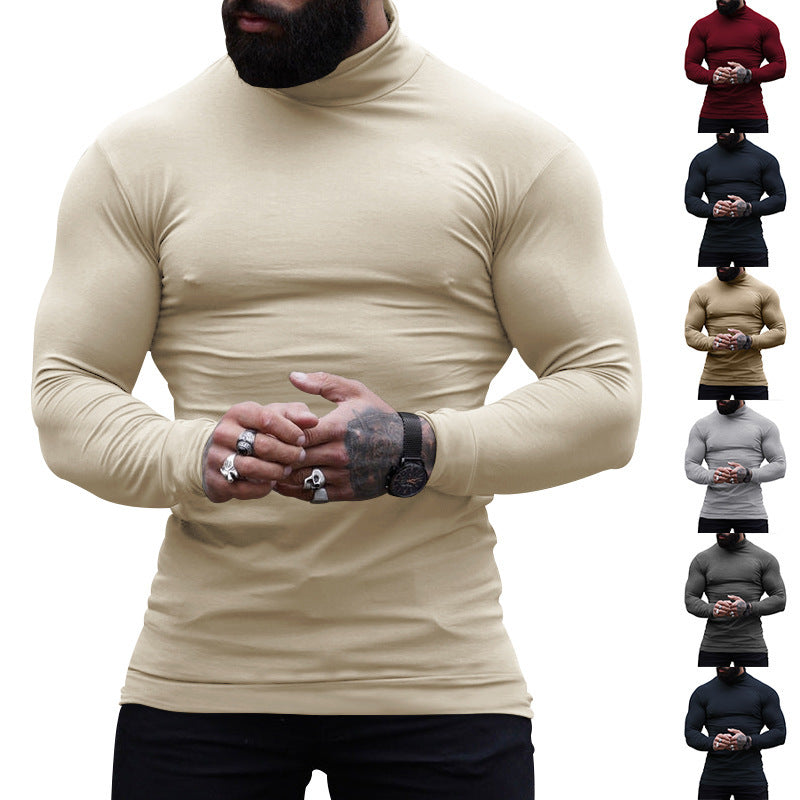 Herren stylischer Rollkragenpullover aus weichem, elastischem Material Drune