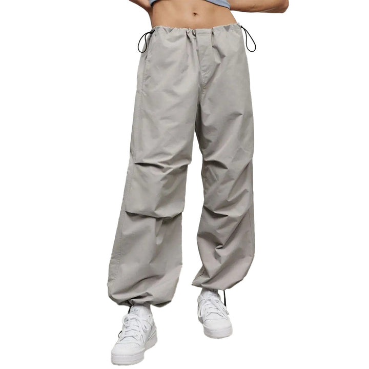 Damen Lässige Cargo-Hose mit elastischem Bund und praktischen Taschen Drune