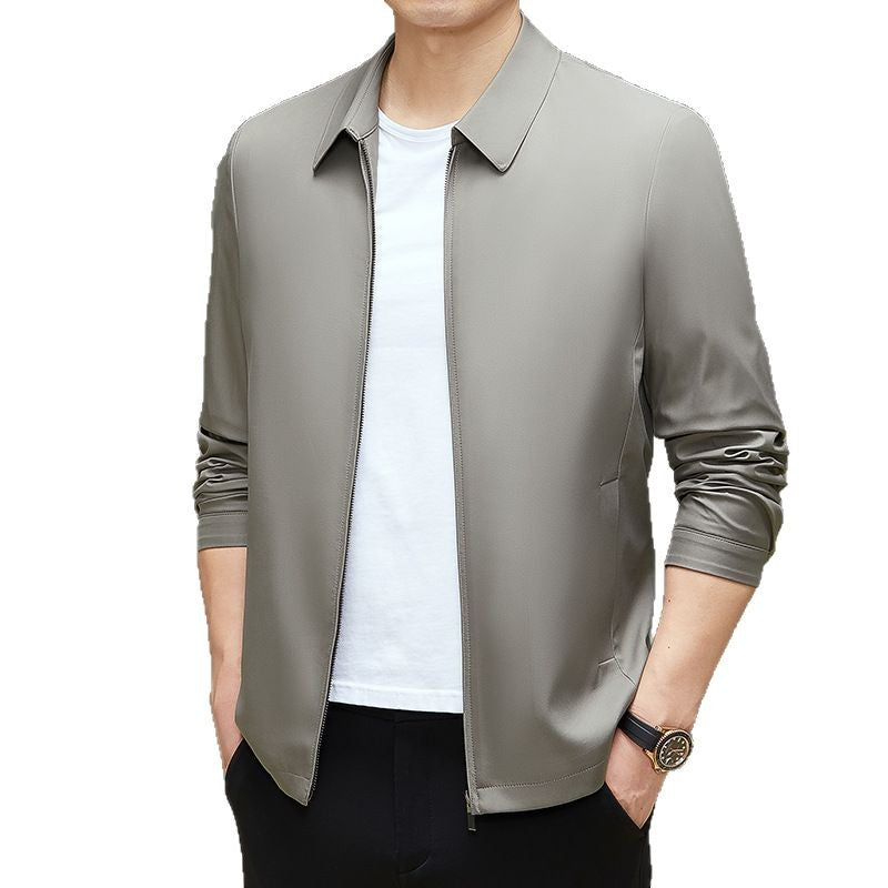 Herren lässige Jacke mit modernen Details und funktionalen Taschen Drune