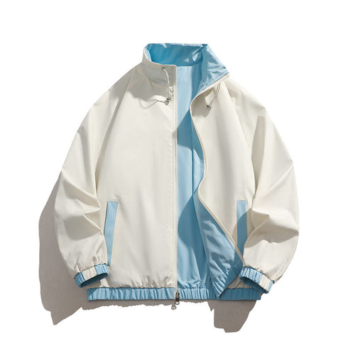 Herren sportliche Übergangsjacke mit elastischen Bündchen und praktischen Reißverschlusstaschen Drune
