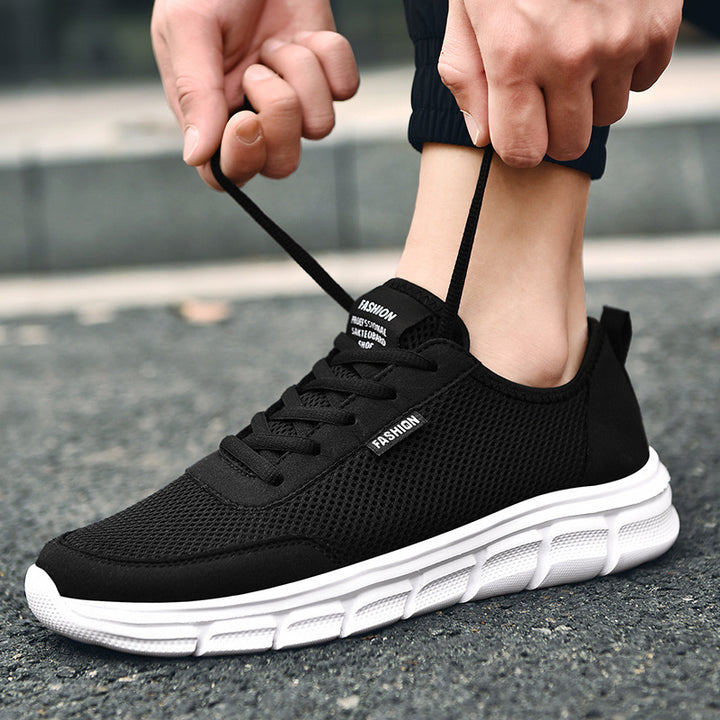 Unisex nan leichter Freizeit-Sneaker mit nahtlosem Mesh-Obermaterial und viskoelastischer Zwischensohle Drune