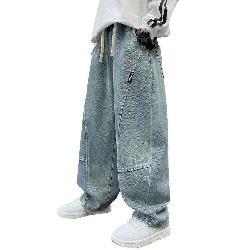 Damen oversized Jeans mit einzigartigem Schnitt und tiefen Taschen Drune