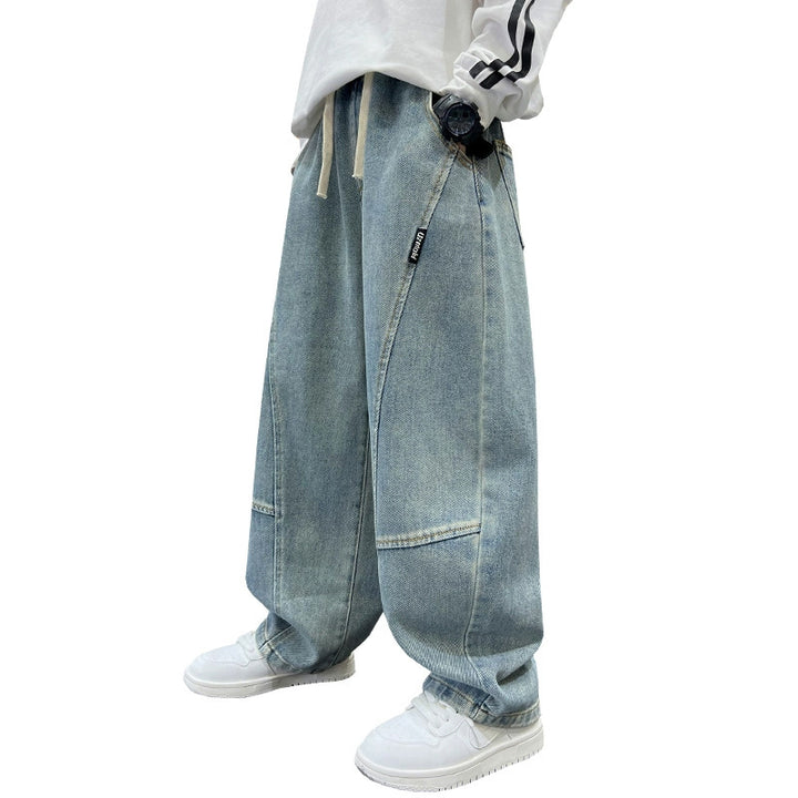 Damen oversized Jeans mit einzigartigem Schnitt und tiefen Taschen Drune