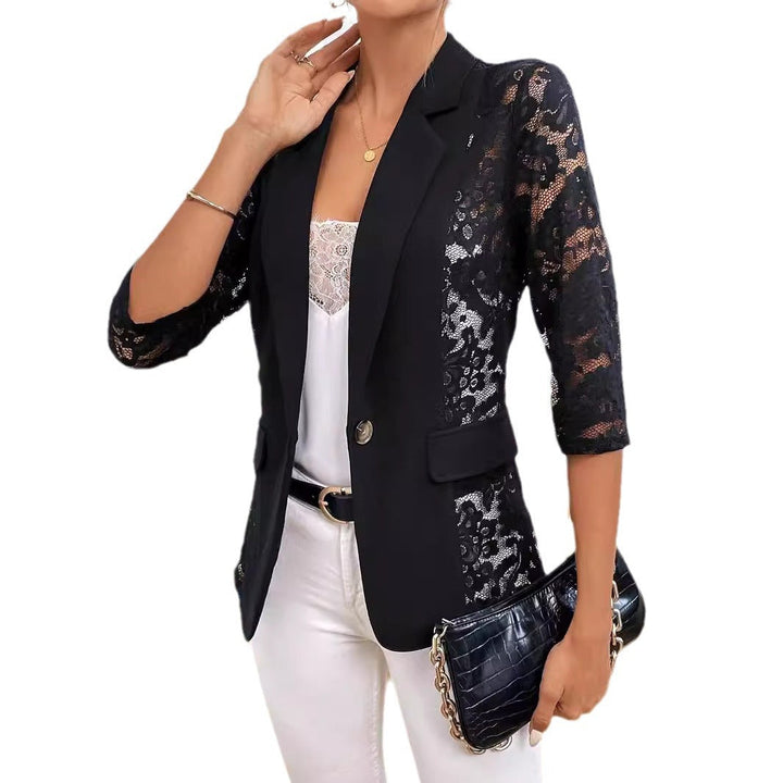 Drune | Spitzenbesatz Kleine Blazer-Oberteil