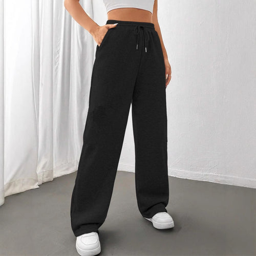 Damen Bequeme Freizeithose mit weitem Bein Drune