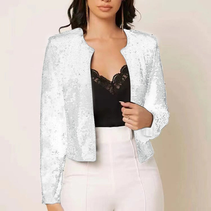 Damen Glitzernde Strickjacke Drune