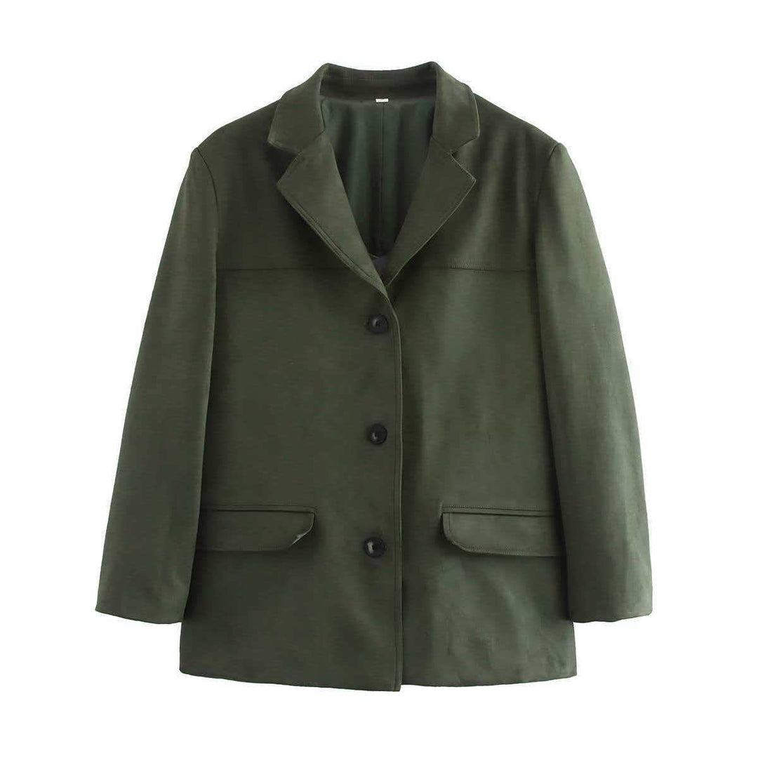 Damen Modische Blazerjacke Drune